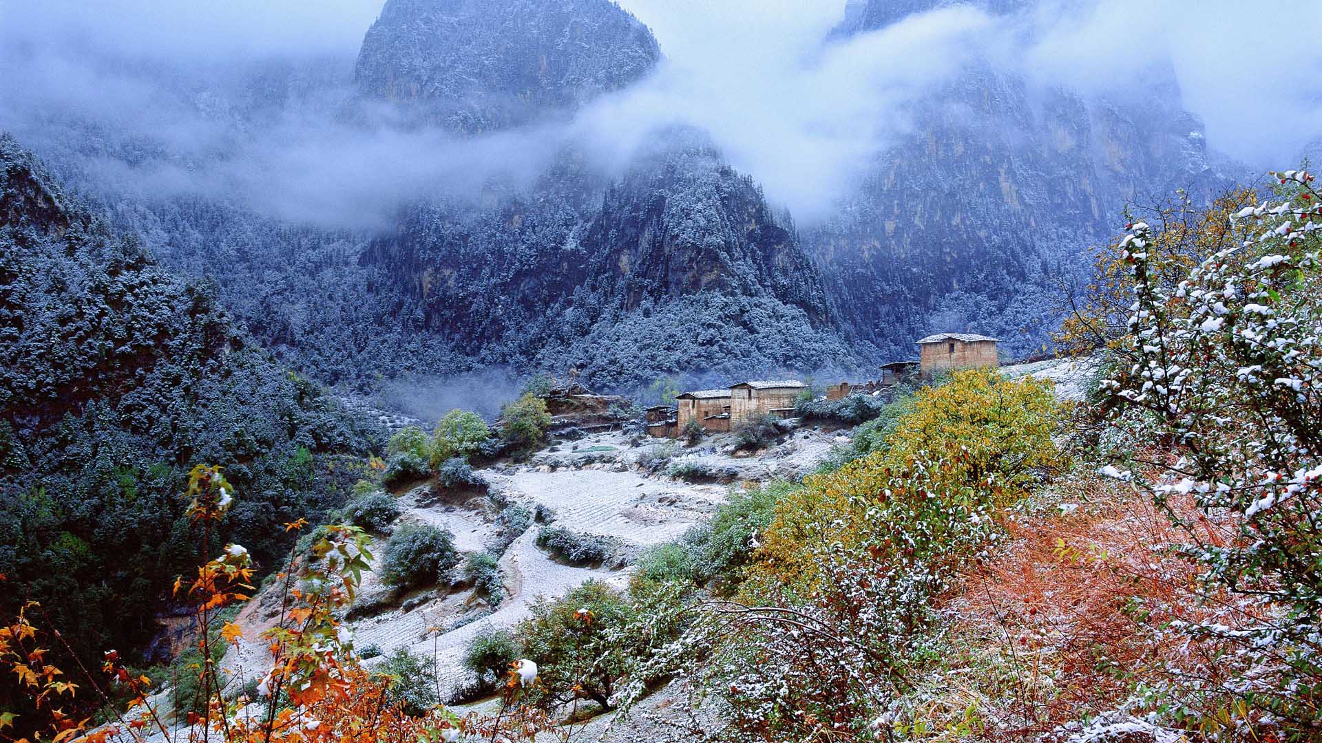 三江并流世界自然遗产:香格里拉大峡谷巴拉格