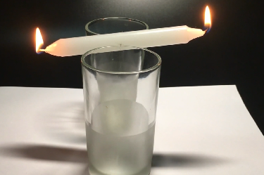 魔力科学小实验 蜡烛跷跷板