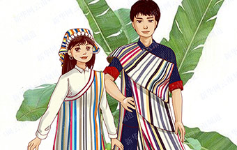 手绘了解独龙族